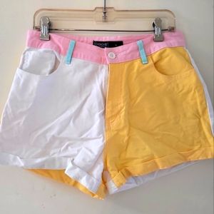Lrg Cherokee colour block shorts